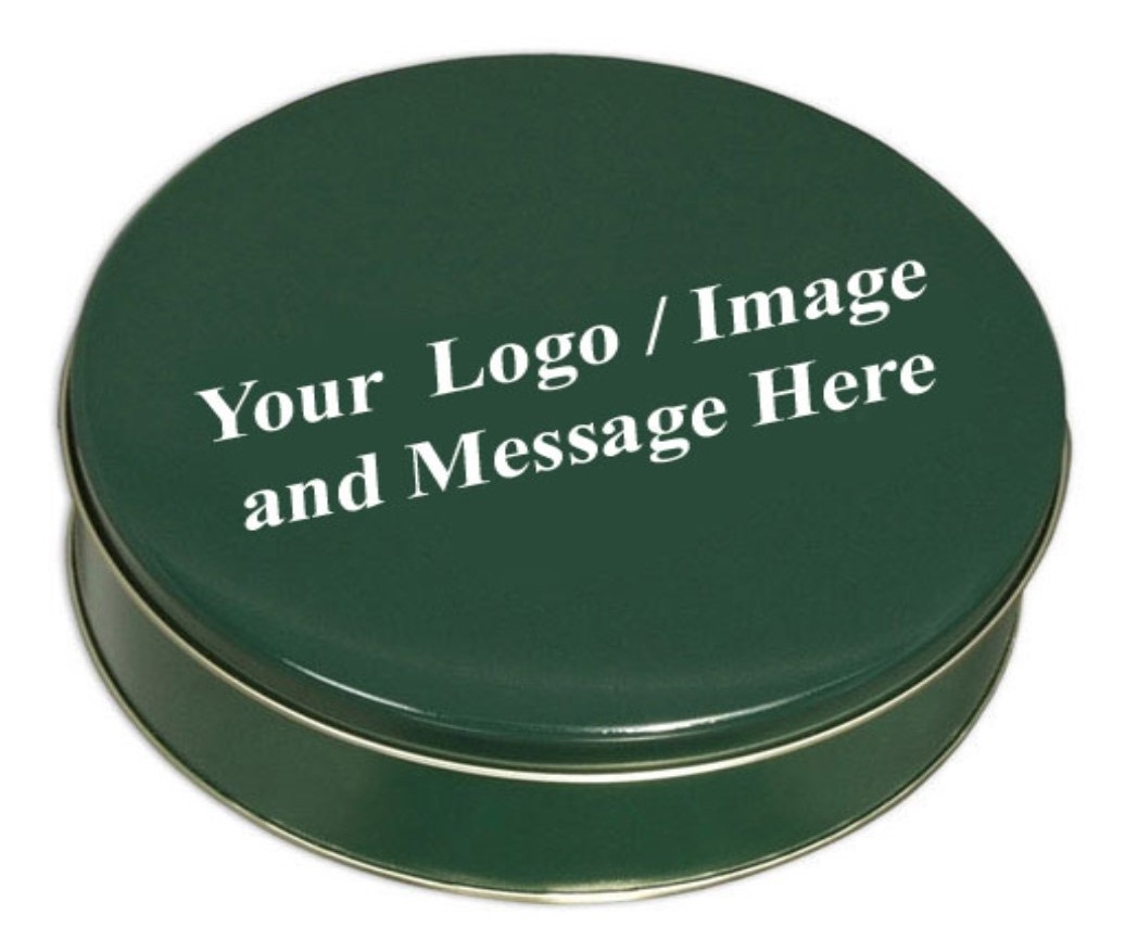 Custom Logo Green Tin